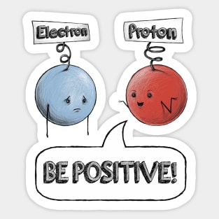 Be Positive! Sticker